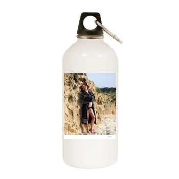 Bar Refaeli White Water Bottle With Carabiner