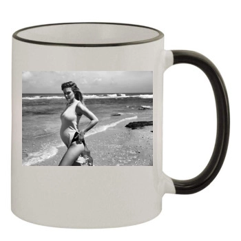 Bar Refaeli 11oz Colored Rim & Handle Mug