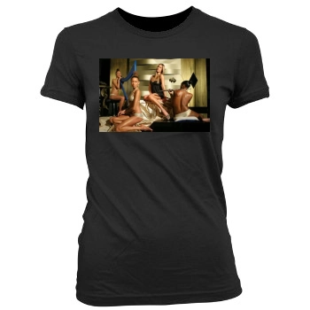 Bar Refaeli Women's Junior Cut Crewneck T-Shirt