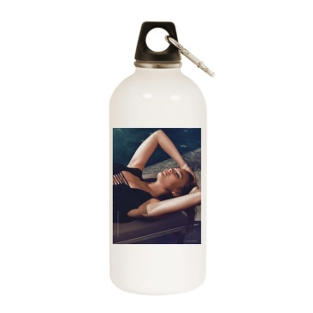 Bar Refaeli White Water Bottle With Carabiner