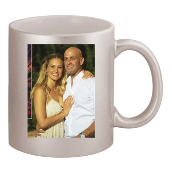 Bar Refaeli 11oz Metallic Silver Mug