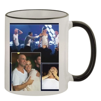 Bar Refaeli 11oz Colored Rim & Handle Mug