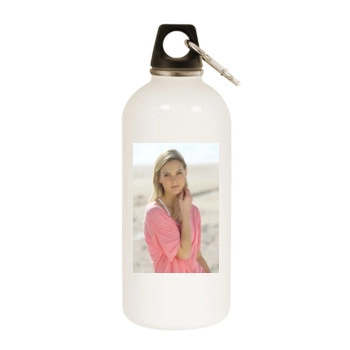 Bar Refaeli White Water Bottle With Carabiner