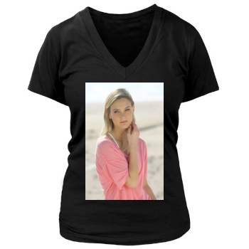 Bar Refaeli Women's Deep V-Neck TShirt