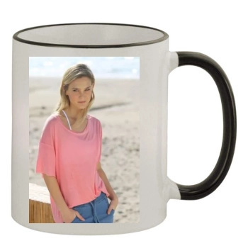 Bar Refaeli 11oz Colored Rim & Handle Mug