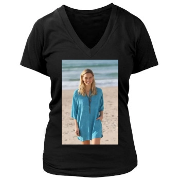 Bar Refaeli Women's Deep V-Neck TShirt