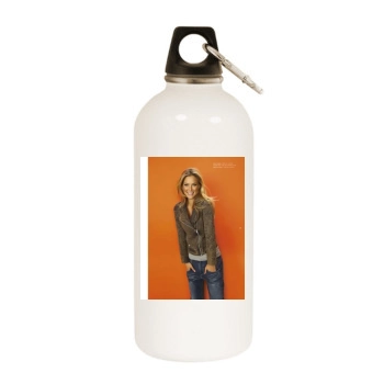 Bar Refaeli White Water Bottle With Carabiner