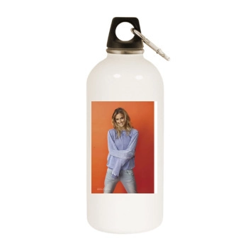 Bar Refaeli White Water Bottle With Carabiner