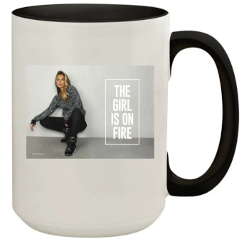 Bar Refaeli 15oz Colored Inner & Handle Mug