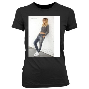 Bar Refaeli Women's Junior Cut Crewneck T-Shirt