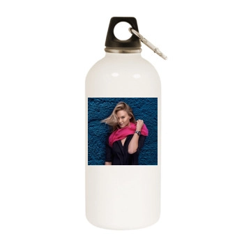 Bar Refaeli White Water Bottle With Carabiner