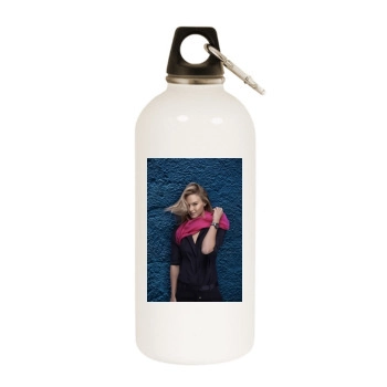 Bar Refaeli White Water Bottle With Carabiner