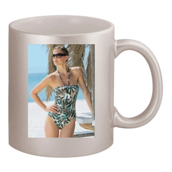 Bar Refaeli 11oz Metallic Silver Mug