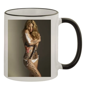 Bar Refaeli 11oz Colored Rim & Handle Mug