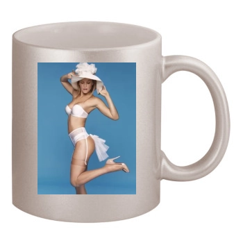 Bar Refaeli 11oz Metallic Silver Mug