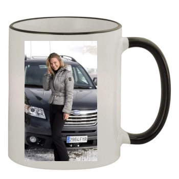 Bar Refaeli 11oz Colored Rim & Handle Mug