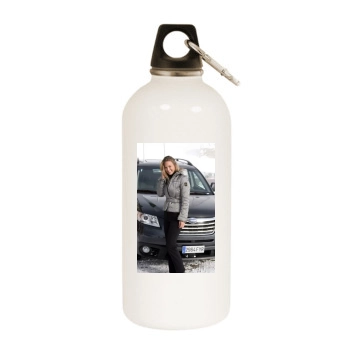 Bar Refaeli White Water Bottle With Carabiner