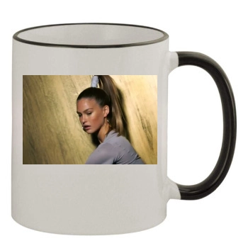 Bar Refaeli 11oz Colored Rim & Handle Mug