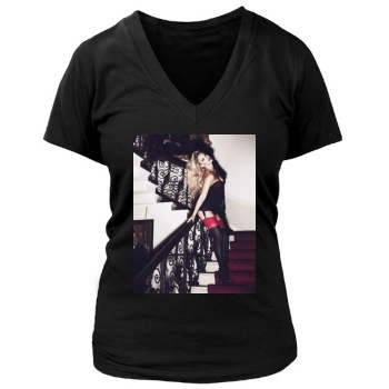 Bar Refaeli Women's Deep V-Neck TShirt