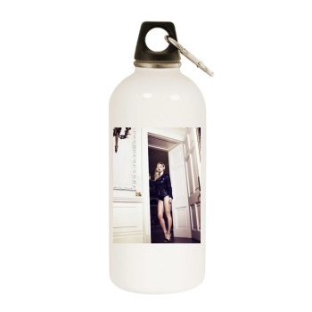 Bar Refaeli White Water Bottle With Carabiner