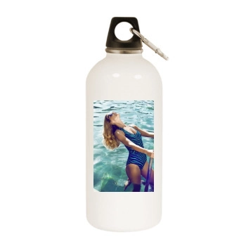 Bar Refaeli White Water Bottle With Carabiner