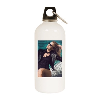 Bar Refaeli White Water Bottle With Carabiner