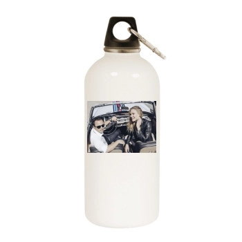 Bar Refaeli White Water Bottle With Carabiner