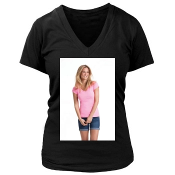 Bar Refaeli Women's Deep V-Neck TShirt