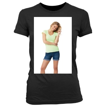 Bar Refaeli Women's Junior Cut Crewneck T-Shirt