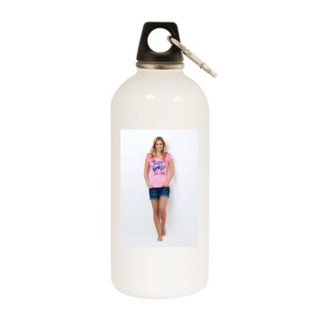 Bar Refaeli White Water Bottle With Carabiner