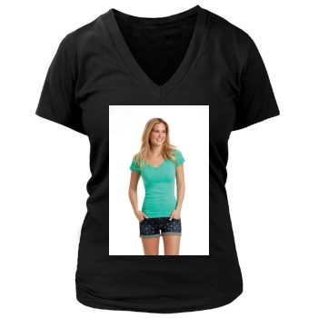 Bar Refaeli Women's Deep V-Neck TShirt