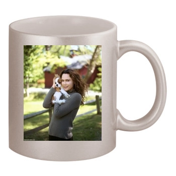 Lena Olin 11oz Metallic Silver Mug