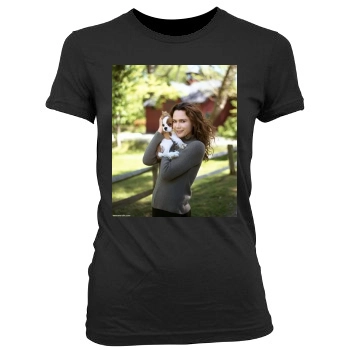 Lena Olin Women's Junior Cut Crewneck T-Shirt