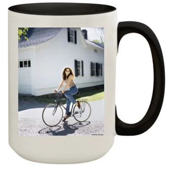 Lena Olin 15oz Colored Inner & Handle Mug