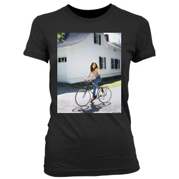 Lena Olin Women's Junior Cut Crewneck T-Shirt