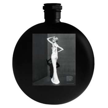 Beth Behrs Round Flask