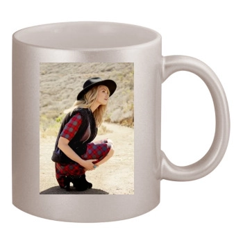 Beth Behrs 11oz Metallic Silver Mug