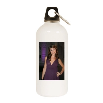 Bianca Hein White Water Bottle With Carabiner