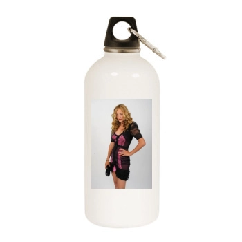 Bijou Phillips White Water Bottle With Carabiner