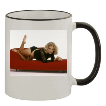 Bijou Phillips 11oz Colored Rim & Handle Mug