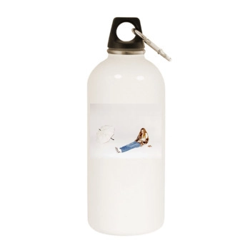 Bijou Phillips White Water Bottle With Carabiner