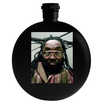 Black Eyed Peas Round Flask