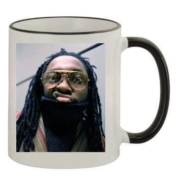 Black Eyed Peas 11oz Colored Rim & Handle Mug