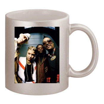 Black Eyed Peas 11oz Metallic Silver Mug