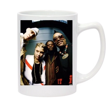Black Eyed Peas 14oz White Statesman Mug