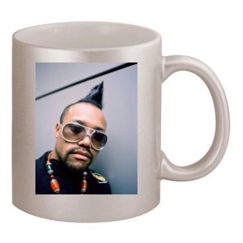 Black Eyed Peas 11oz Metallic Silver Mug