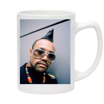 Black Eyed Peas 14oz White Statesman Mug