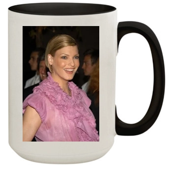 Linda Evangelista 15oz Colored Inner & Handle Mug