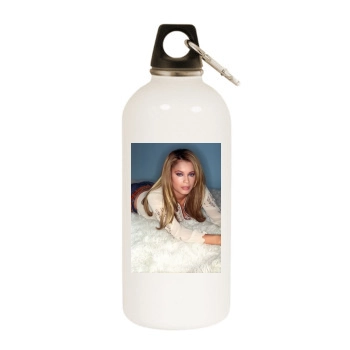 Blu Cantrell White Water Bottle With Carabiner