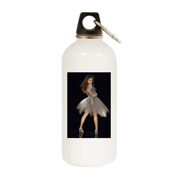 Blu Cantrell White Water Bottle With Carabiner